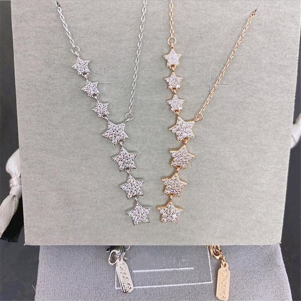 s925 sterling silver shiny seven stars necklace fashion cubic zirconia pendant necklaces women's rose gold silver necklace
s925 sterling silver shiny seven stars necklace fashion cubic zirconia pendant necklaces women's rose gold silver necklace