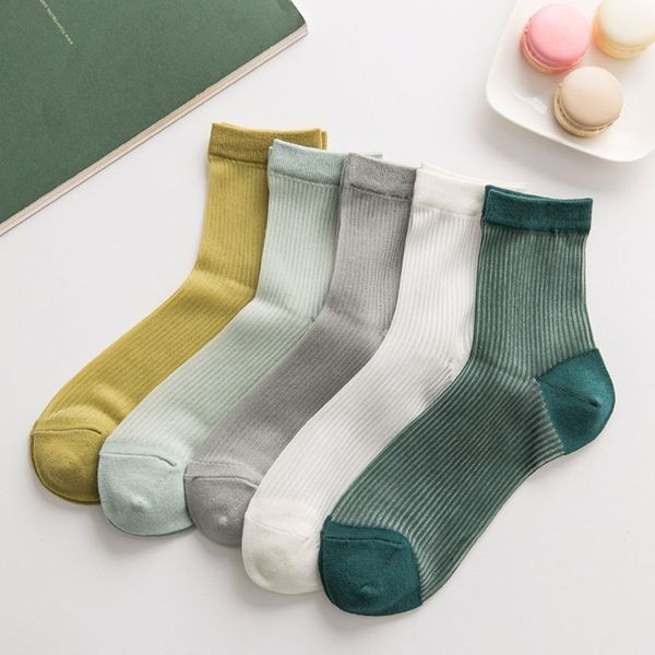 japanese women girls plain solid color ankle socks thin sheer glass fiber splicing jacquard vertical striped short tube hosiery, Black;white
japanese women girls plain solid color ankle socks thin sheer glass fiber splicing jacquard vertical striped short tube hosiery, Black;white
