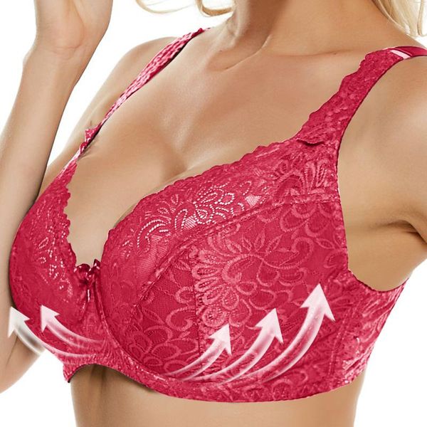 women's bra breast cover d cup plus size wire adjustable lace large size lace bras full cup thin underwear bra, White;black
women's bra breast cover d cup plus size wire adjustable lace large size lace bras full cup thin underwear bra, White;black
