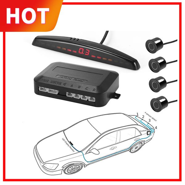 one set led parking sensor auto car detector parktronic display reverse backup radar monitor system with 4 sensors waterproof
one set led parking sensor auto car detector parktronic display reverse backup radar monitor system with 4 sensors waterproof