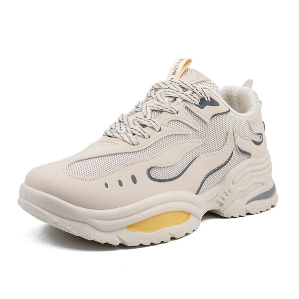 2019 new men chunky sneakers beige mesh breathable thick sole dad shoes for male lace-up handsome men casual shoes
2019 new men chunky sneakers beige mesh breathable thick sole dad shoes for male lace-up handsome men casual shoes