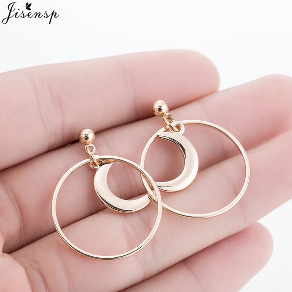 jisensp new korean jewelry crescent moon stud earrings for women simple big round earrings accessories pendientes, Golden;silver
jisensp new korean jewelry crescent moon stud earrings for women simple big round earrings accessories pendientes, Golden;silver