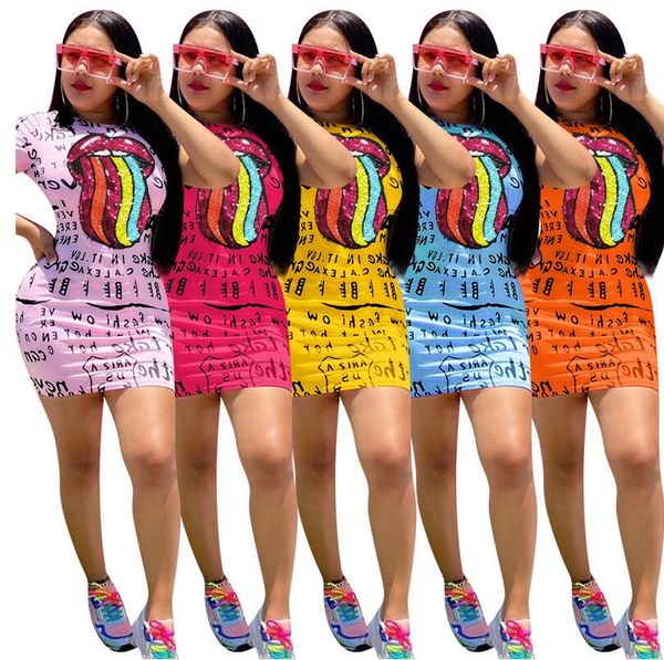 summer women dress letters and lips print dress mini skirt trendy split dresses casual short sleeve t-shirt dress clothes s-xxxl d61605, Red;yellow
summer women dress letters and lips print dress mini skirt trendy split dresses casual short sleeve t-shirt dress clothes s-xxxl d61605, Red;yellow