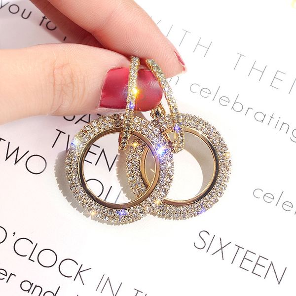 new designer geometry of the circle earrings for women fashion bling bling stud earring 925 silver needle jewelry gifts
new designer geometry of the circle earrings for women fashion bling bling stud earring 925 silver needle jewelry gifts