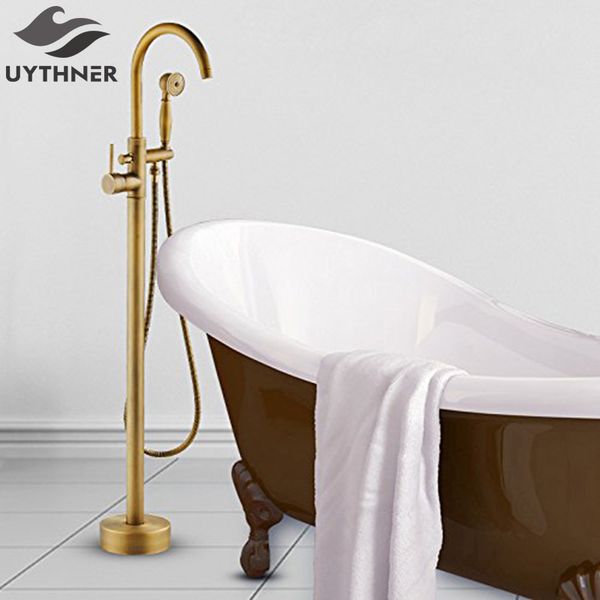 uythner antique brass bathroom tub faucet swivel spout filler standing w/waterproof platform base mixer tap and cold
uythner antique brass bathroom tub faucet swivel spout filler standing w/waterproof platform base mixer tap and cold