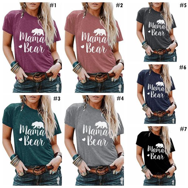 mama bear women shirts 7 colors letter printed short sleeve summer t-shirt outdoor tshirt pullover tees ooa7628-2, White
mama bear women shirts 7 colors letter printed short sleeve summer t-shirt outdoor tshirt pullover tees ooa7628-2, White