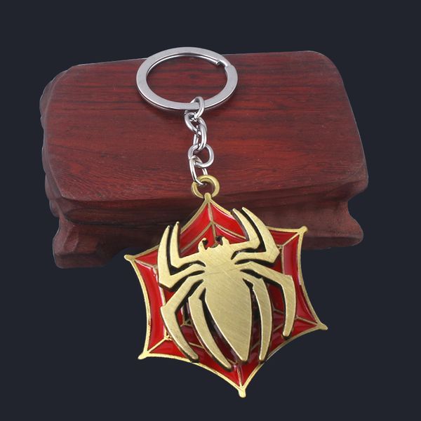 superhero rotatable keychain spider red web pendant key chain for women men car keyring llaveros jewelry, Silver
superhero rotatable keychain spider red web pendant key chain for women men car keyring llaveros jewelry, Silver
