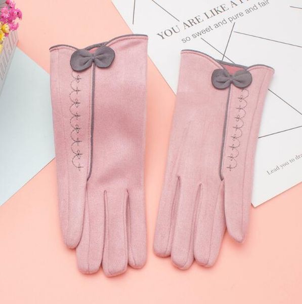 women' autumn winter faux suede leather bow gloves female lovely touch screen driving glove r747, Blue;gray
women' autumn winter faux suede leather bow gloves female lovely touch screen driving glove r747, Blue;gray