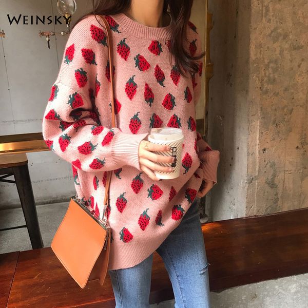 women print knitted sweater and pullovers fashion casual style female sweaters 2019 autumn and winter new, White;black
women print knitted sweater and pullovers fashion casual style female sweaters 2019 autumn and winter new, White;black