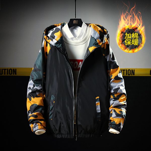 jacket coats men new casual hooded jackets mens hip hop camouflage stitching parka coat fashion loose coat man, Tan;black
jacket coats men new casual hooded jackets mens hip hop camouflage stitching parka coat fashion loose coat man, Tan;black