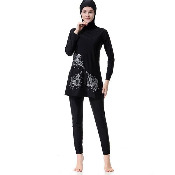 2020 hijab muslim swimsuits women swim wear hooded islamic full coverage anti-uv printing 2 pieces bathing clothing
2020 hijab muslim swimsuits women swim wear hooded islamic full coverage anti-uv printing 2 pieces bathing clothing
