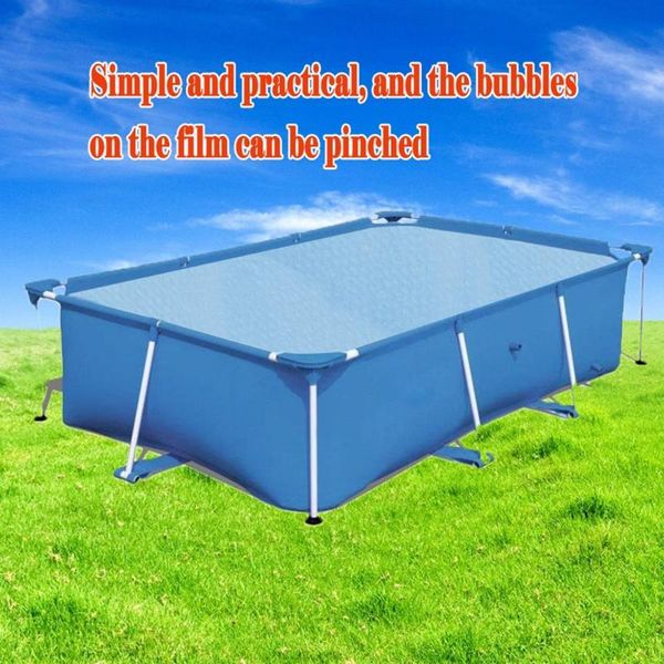 swimming pool insulation bubble film 120*150cm 120*200cm pe insulation film pool waterproof dustproof perforated edging new
swimming pool insulation bubble film 120*150cm 120*200cm pe insulation film pool waterproof dustproof perforated edging new