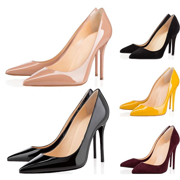 with box new fashion designer women shoes red bottom high heels 8cm 10cm 12cm nude black leather pointed toes pumps dress shoe 35-42
with box new fashion designer women shoes red bottom high heels 8cm 10cm 12cm nude black leather pointed toes pumps dress shoe 35-42