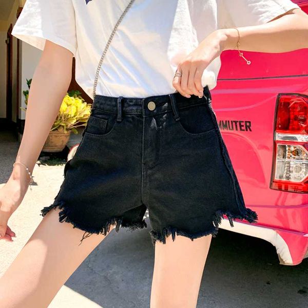 ailegogo new summer women streetwear hole high waist black denim shorts casual female solid color vintage jeans shorts, White;black
ailegogo new summer women streetwear hole high waist black denim shorts casual female solid color vintage jeans shorts, White;black
