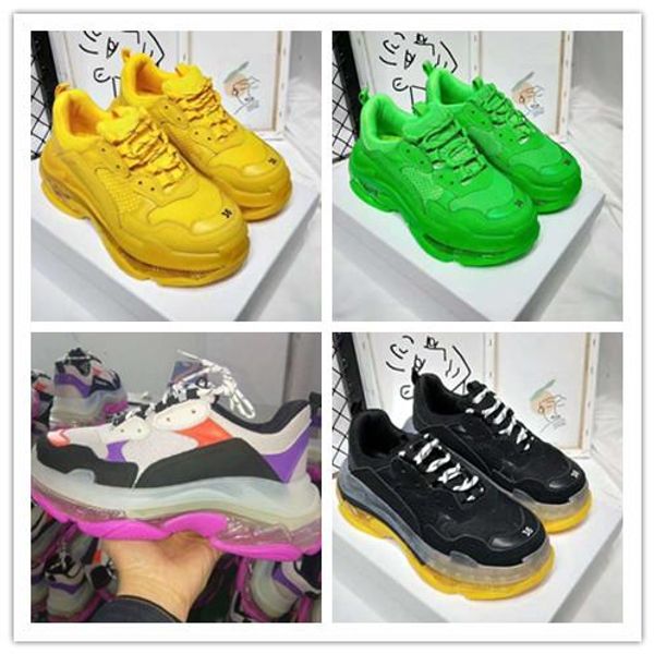 2019 new casual dad shoes for men's women designer shoes crystal shoes fashion paris 17fw triple s sneaker beige white black pink tripl
2019 new casual dad shoes for men's women designer shoes crystal shoes fashion paris 17fw triple s sneaker beige white black pink tripl