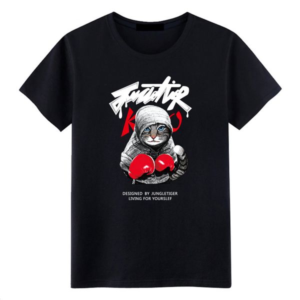 loose large men's short sleeve t-shirt cotton round neck boxing cat print t-fashion clothes custom new, White;black
loose large men's short sleeve t-shirt cotton round neck boxing cat print t-fashion clothes custom new, White;black