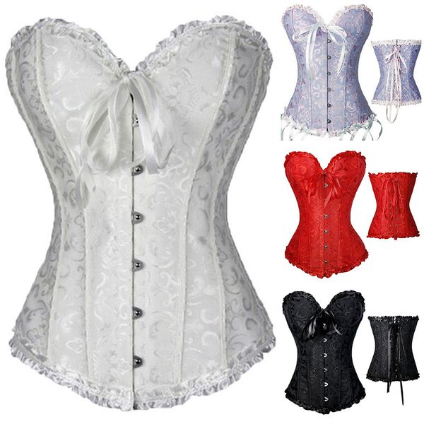 polyester overbust with string bustiers bridal slim solid corset gothic bodysuit vest boned v neck, Black;white
polyester overbust with string bustiers bridal slim solid corset gothic bodysuit vest boned v neck, Black;white