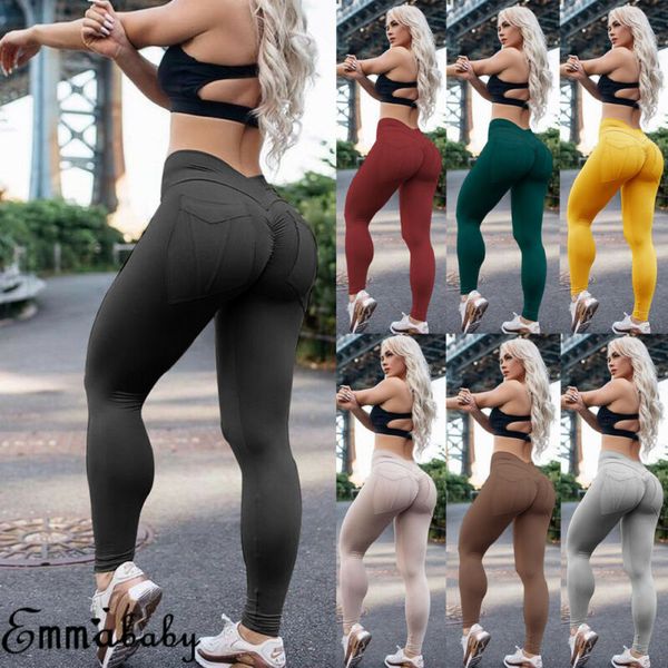 fashion women fitness leggings running gym sports high waist hip flip pocket solid color casual leggings 2019 new, Black
fashion women fitness leggings running gym sports high waist hip flip pocket solid color casual leggings 2019 new, Black