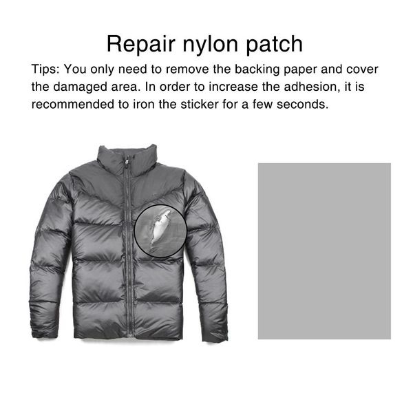 waterproof self adhesive repair sticker repair patch nylon cloth patch for down jacket tents backpack rubber dinghy air mattress
waterproof self adhesive repair sticker repair patch nylon cloth patch for down jacket tents backpack rubber dinghy air mattress