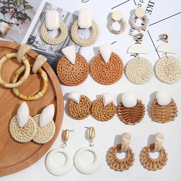 flatfoosie multiple 2019 korea handmade bamboo braid pendent drop earrings new fashion rattan vine knit long earrings women girl, Silver
flatfoosie multiple 2019 korea handmade bamboo braid pendent drop earrings new fashion rattan vine knit long earrings women girl, Silver