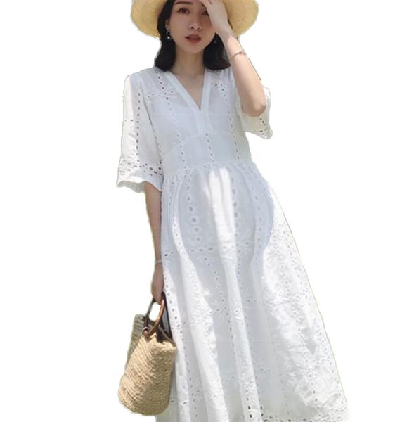 summer pregnant dress maternity clothes embroidery lace maternity dress pregnancy clothes for pregnant woman two-piece, White
summer pregnant dress maternity clothes embroidery lace maternity dress pregnancy clothes for pregnant woman two-piece, White