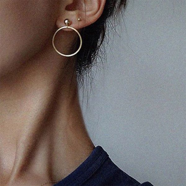 iparam new 2019 fashion jewelry punk style gold & sliver colors geometric round circle drop earrings gift for women girl, Silver
iparam new 2019 fashion jewelry punk style gold & sliver colors geometric round circle drop earrings gift for women girl, Silver