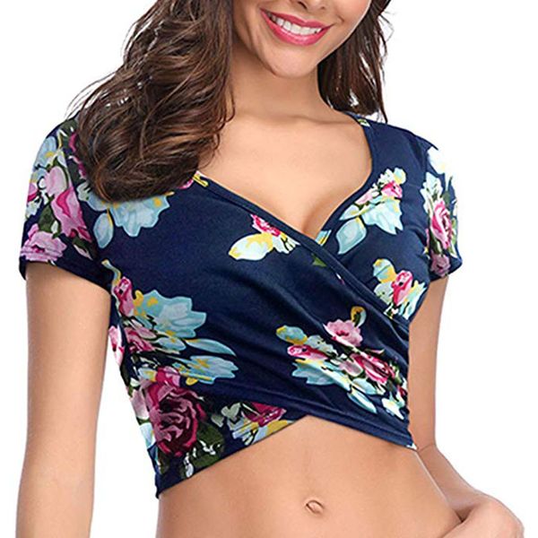 women bohemian floral printing vest cross v-neckline navel exposed tank casual daily party tanks vestido verano #y8, White
women bohemian floral printing vest cross v-neckline navel exposed tank casual daily party tanks vestido verano #y8, White