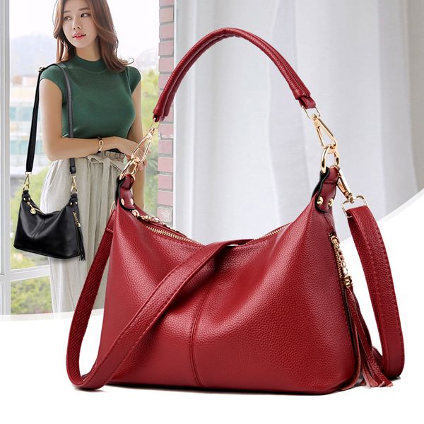 casual women shoulder bag pu leather female tote crossbody bags business women's handbag tassel solid zipper messenger hobos bag
casual women shoulder bag pu leather female tote crossbody bags business women's handbag tassel solid zipper messenger hobos bag