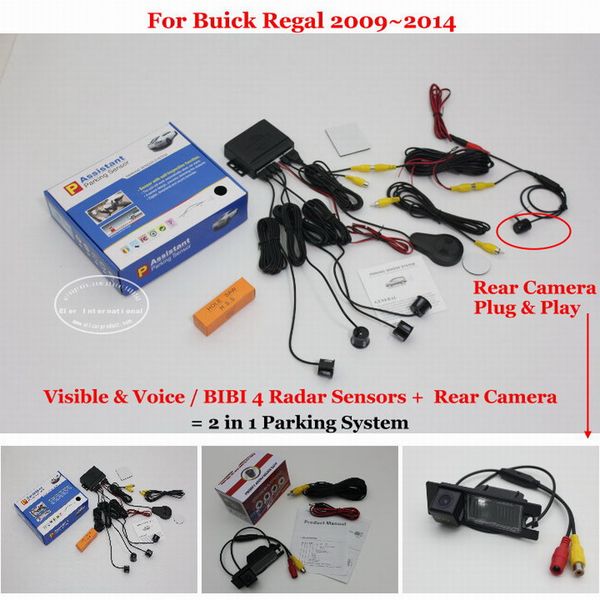 liislee rear view back up camera + car parking sensors = 2 in 1 visual / for regal 2009~2014 / bibi alarm parking system
liislee rear view back up camera + car parking sensors = 2 in 1 visual / for regal 2009~2014 / bibi alarm parking system