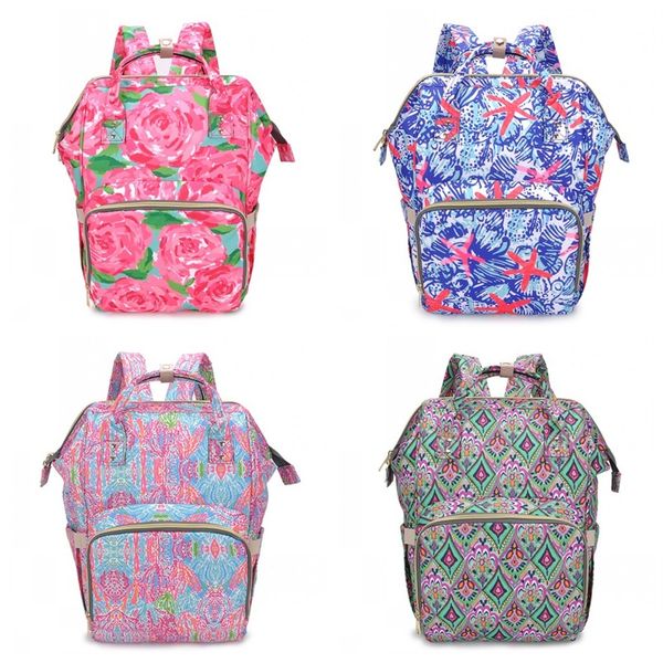Flamingo Mummy Bag Rose Pattern Both Shoulders Backpack Multi Function Package Lilly Pulitzer Pink Blue Oxford 61 75bc C1
Flamingo Mummy Bag Rose Pattern Both Shoulders Backpack Multi Function Package Lilly Pulitzer Pink Blue Oxford 61 75bc C1