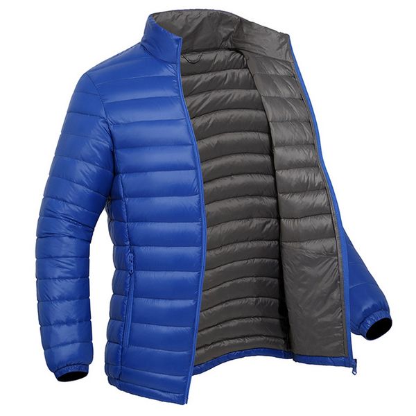 winter warm down coat men long sleeve stand collar soft jacket parka peacoat top, Black
winter warm down coat men long sleeve stand collar soft jacket parka peacoat top, Black