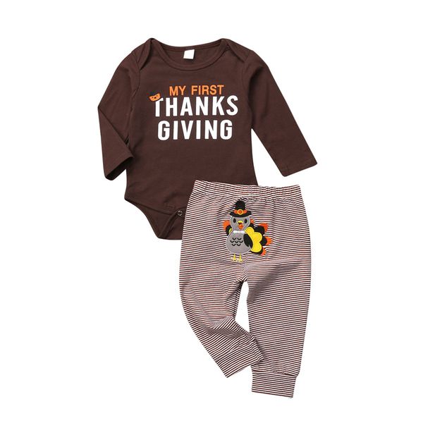 newborn thanksgiving clothing 2 pcs/sets my first thanksgiving long sleeve bodysuit turkey striped pants autumn kids outfit, White
newborn thanksgiving clothing 2 pcs/sets my first thanksgiving long sleeve bodysuit turkey striped pants autumn kids outfit, White