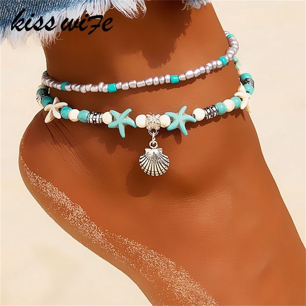 vintage shell beads anklets for women new multi layer anklet leg bracelet bohemian beach ankle chain jewelry gift, Red;blue
vintage shell beads anklets for women new multi layer anklet leg bracelet bohemian beach ankle chain jewelry gift, Red;blue