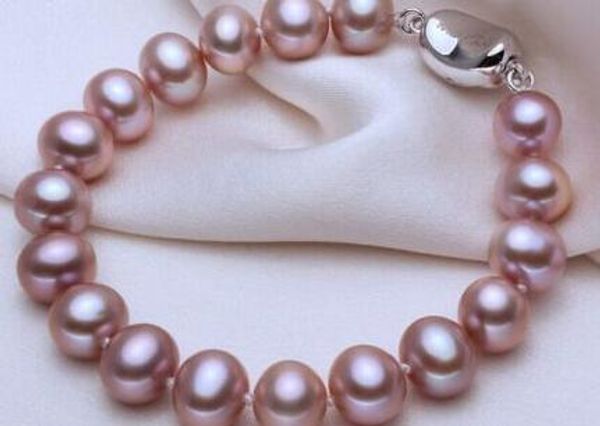 charming 9-10mm south sea lavender pearl bracelet 7.5-8 inches 925 silver brooch, Black
charming 9-10mm south sea lavender pearl bracelet 7.5-8 inches 925 silver brooch, Black