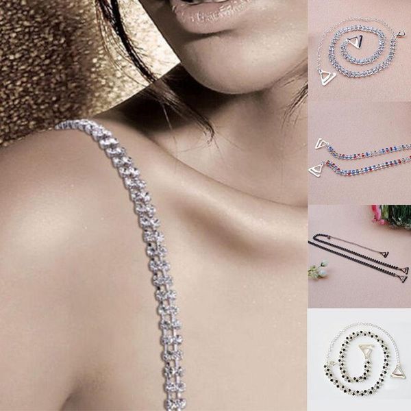 transparent clear 2 rows crystal gorgeous prom rhinestone bra straps belt party underwear women bra strap, Red;black
transparent clear 2 rows crystal gorgeous prom rhinestone bra straps belt party underwear women bra strap, Red;black