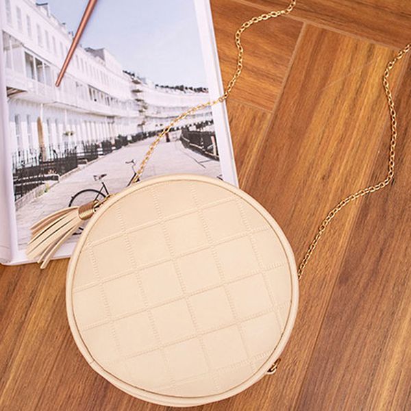 ladies purses with tassel diamond lattice small round bag leather soft chains crossbody shoulder bag handbag for women 2020
ladies purses with tassel diamond lattice small round bag leather soft chains crossbody shoulder bag handbag for women 2020