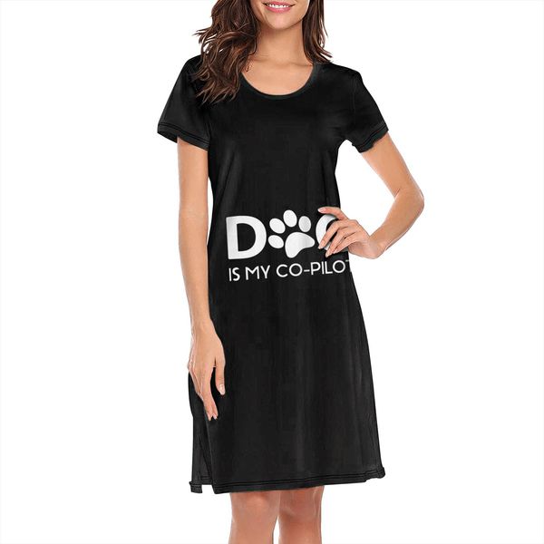 nighties for women dog is my co-pilot printing personality short sleeve nightdress mom all you need is love and a funny gentleman pug, Black;red
nighties for women dog is my co-pilot printing personality short sleeve nightdress mom all you need is love and a funny gentleman pug, Black;red