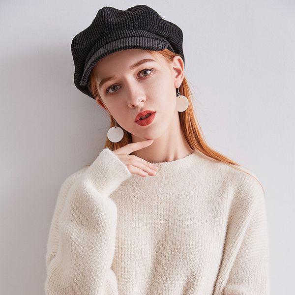 fashion french style corduroy women beret solid thermal painter octagonal hat cap beret casual winter warm streetwear peaked cap, Blue;gray
fashion french style corduroy women beret solid thermal painter octagonal hat cap beret casual winter warm streetwear peaked cap, Blue;gray