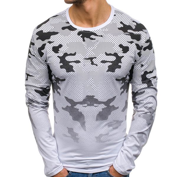 spring camouflage printed mens tees fashion designer crew neck tshirts casual long sleeve mens, White;black
spring camouflage printed mens tees fashion designer crew neck tshirts casual long sleeve mens, White;black