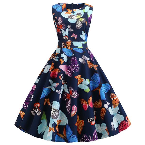 casual floral print midi dress women 2019 summer sleeveless high waist elegant vintage dresses robe rockabilly plus size mujer, Black;gray
casual floral print midi dress women 2019 summer sleeveless high waist elegant vintage dresses robe rockabilly plus size mujer, Black;gray