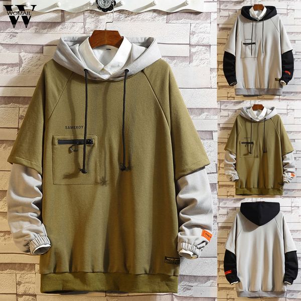 womail sweatshirts winter men comfortable patchwork hoodie sweatshirt fashion long sleeve casual sweatshirt pullover, Black
womail sweatshirts winter men comfortable patchwork hoodie sweatshirt fashion long sleeve casual sweatshirt pullover, Black