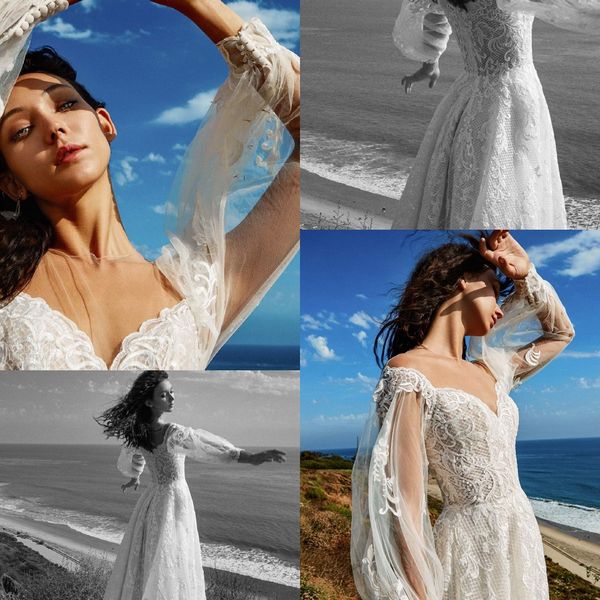 elegant weddinginspirasi a line wedding dresses jewel long puff sleeve lace applique wedding gowns sweep train robe de mariée, White
elegant weddinginspirasi a line wedding dresses jewel long puff sleeve lace applique wedding gowns sweep train robe de mariée, White