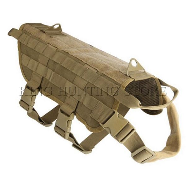tactical hunting k9 dog training molle vest harness combat dog vest m l, Camo;black
tactical hunting k9 dog training molle vest harness combat dog vest m l, Camo;black