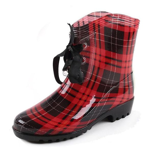 fashion lace up women's transparent rain boots water shoes waterproof floral print rainboots female garden boots shoes xkd2182, Black
fashion lace up women's transparent rain boots water shoes waterproof floral print rainboots female garden boots shoes xkd2182, Black