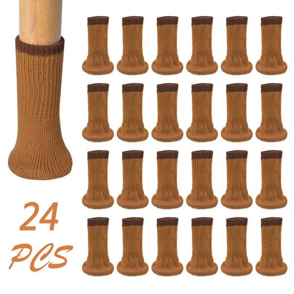 urijk 24pcs/set chair socks cover floor protection knitting wool socks anti-slip table furniture feet sleeve cover protector
urijk 24pcs/set chair socks cover floor protection knitting wool socks anti-slip table furniture feet sleeve cover protector