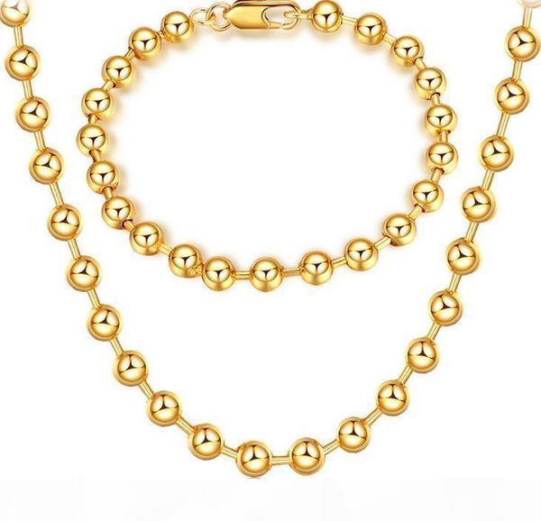 2017 mark 18k gold platings circular bead necklace bracelet man woman 6mm buddhism bead gold bracelet necklace jewelry set, Silver
2017 mark 18k gold platings circular bead necklace bracelet man woman 6mm buddhism bead gold bracelet necklace jewelry set, Silver