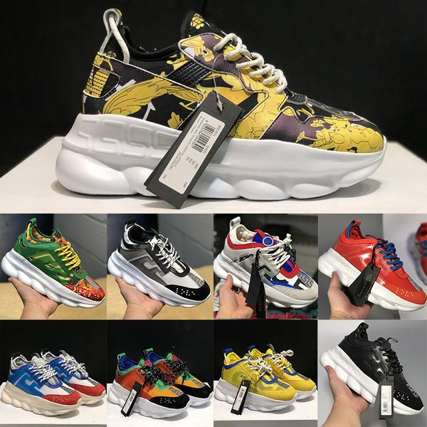 2020 luxury chain reaction men women casual shoes black white mesh rubber leather flat shoes designer sneakers boots 36-45
2020 luxury chain reaction men women casual shoes black white mesh rubber leather flat shoes designer sneakers boots 36-45