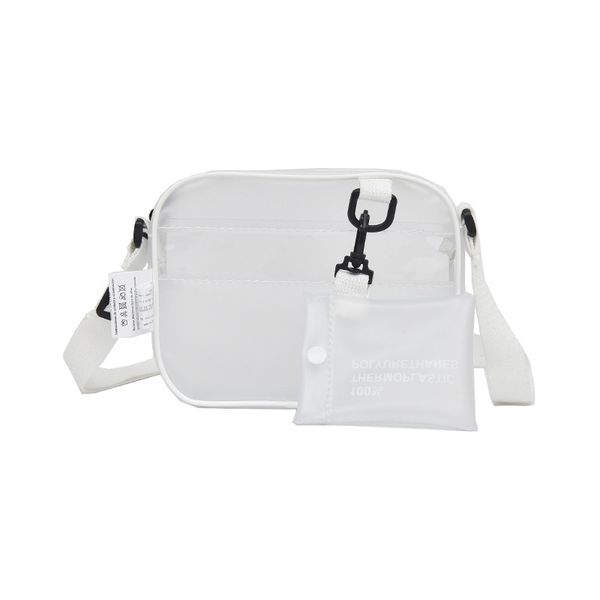 2020 summer new messenger bag transparent small bag pvc jelly simple single shoulder female
2020 summer new messenger bag transparent small bag pvc jelly simple single shoulder female