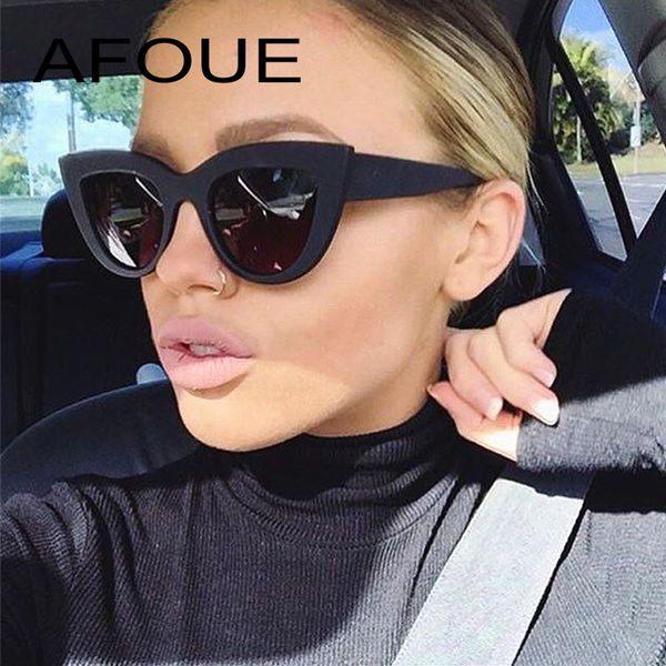 afoue retro thick frame cat eye sunglasses women ladies fashion brand mirror lens cateye sun glasses for female oculos, White;black
afoue retro thick frame cat eye sunglasses women ladies fashion brand mirror lens cateye sun glasses for female oculos, White;black