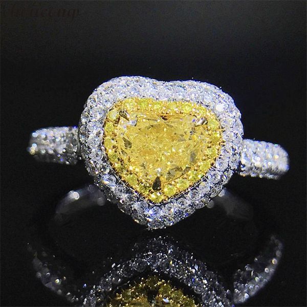 choucong color separation heart shape ring 925 sterling silver 5a cz engagement wedding band rings for women party jewelry, Slivery;golden
choucong color separation heart shape ring 925 sterling silver 5a cz engagement wedding band rings for women party jewelry, Slivery;golden